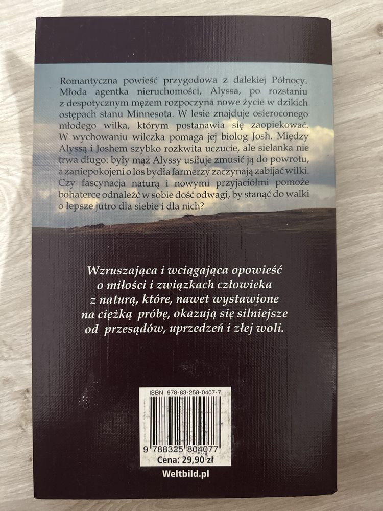 Książka „Mój przyjaciel wilk”
