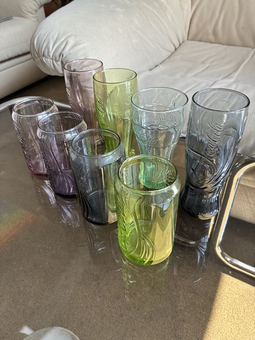 Copos Coca Cola coloridos