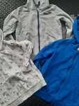 Zestaw bluza 134 niebieska