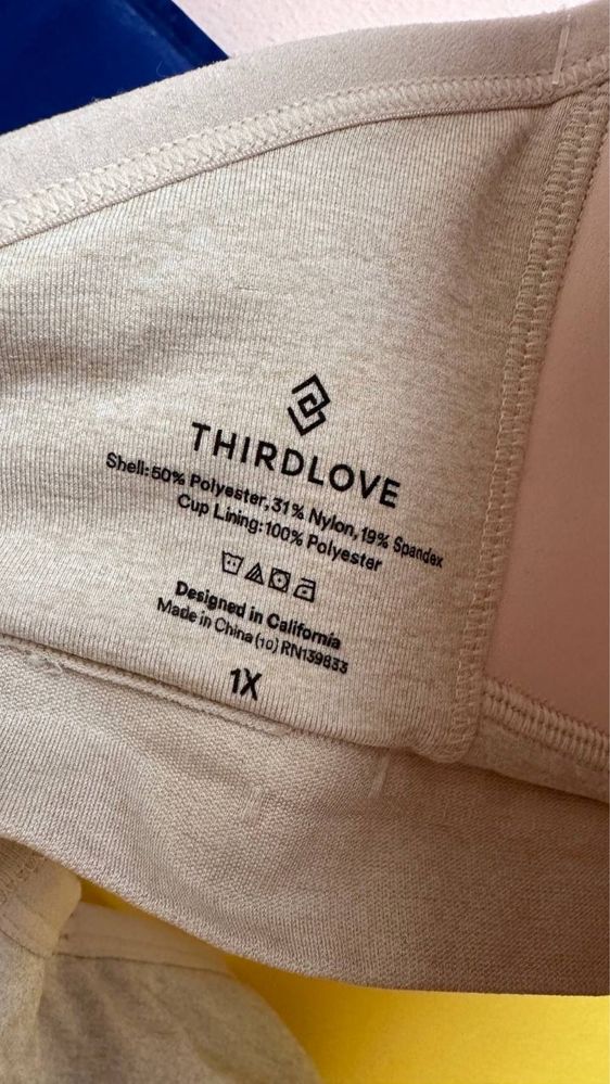 Бюст Thirdlove 1X новий з біркою