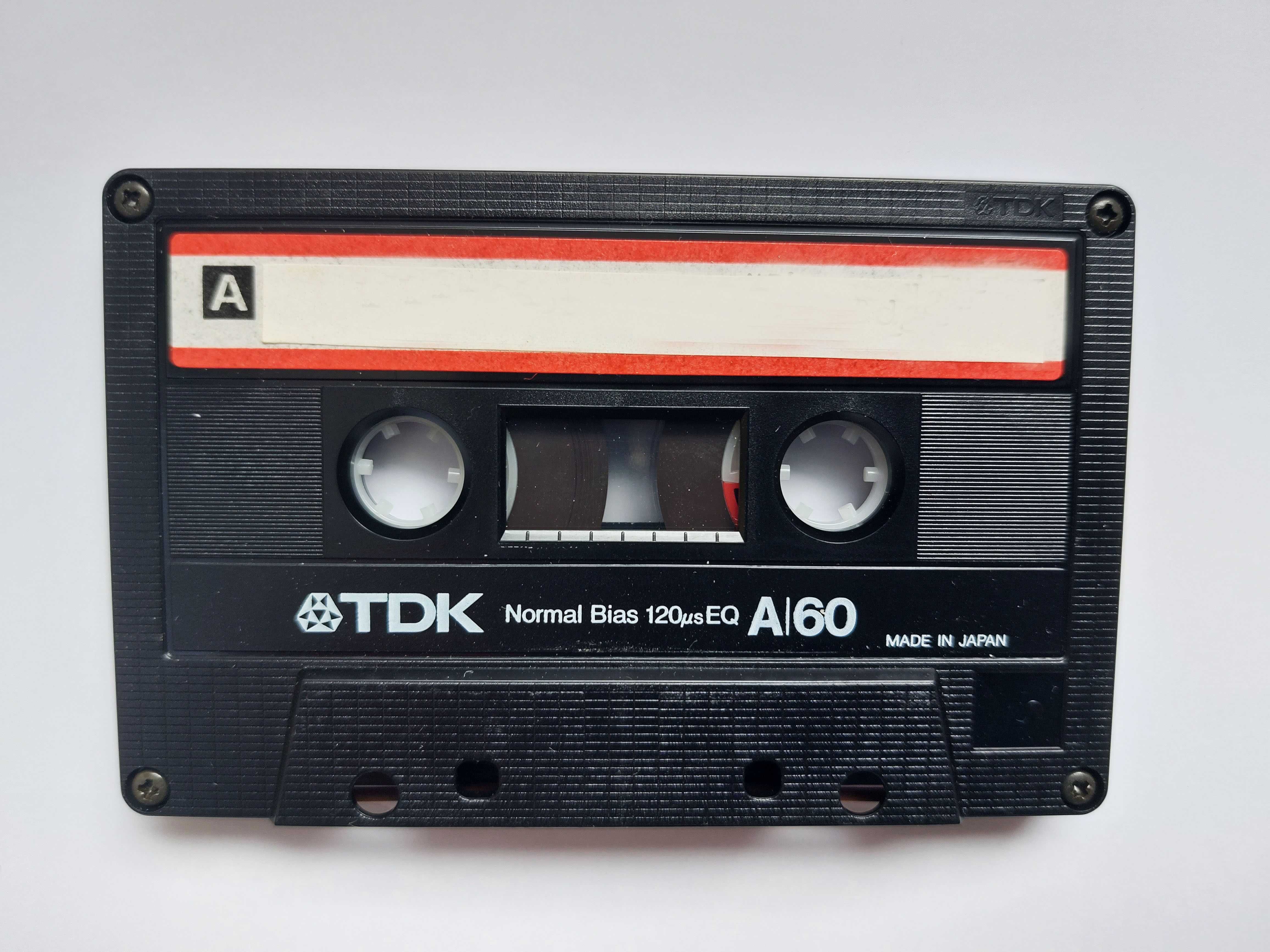 kasety audio używane do ponownego nagrania - zestaw 5 sztuk