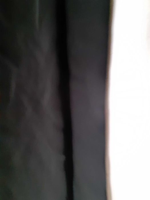 Kupon żorżety czarnej grubej 1,2 m