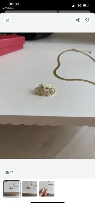 Kolczyki dior piekne