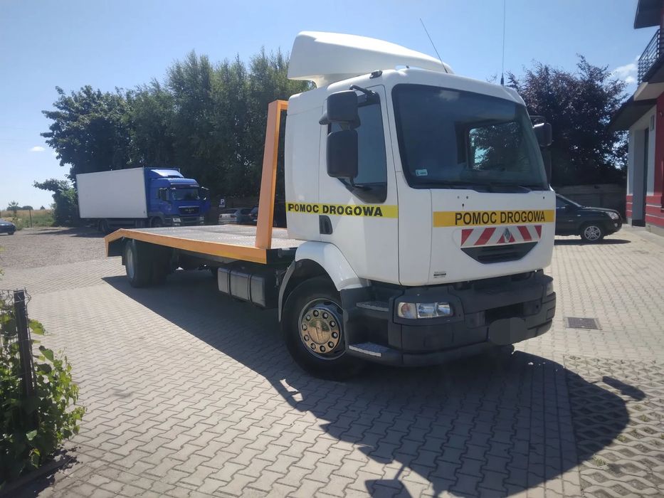 Renault Midlum laweta autolaweta pomoc drogowa pojazd specjalny ladownosc 9.2t