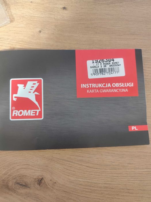 Rower damski rozmiar M 26" Romet wrzosowy