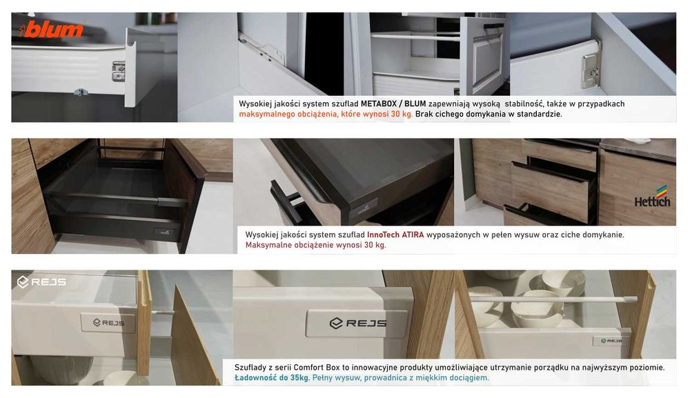 LAKIER Kuchnia CANNES meble szafki kuchenne mat TRANSPORT wycena [SK]