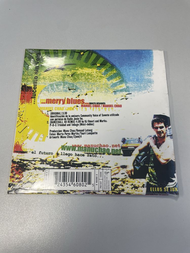 Manu Chao - …merry blues… + remix - singiel CD