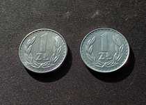 1 złoty 1986 , 1 złoty 1988 rok.
