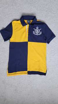 Koszulka Polo RALPH LAUREN 14-16 L Royal oryginał