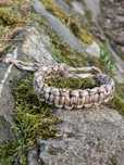 Piaskowa Męska Bransoletka King Cobra, Paracord, Prezent dla faceta