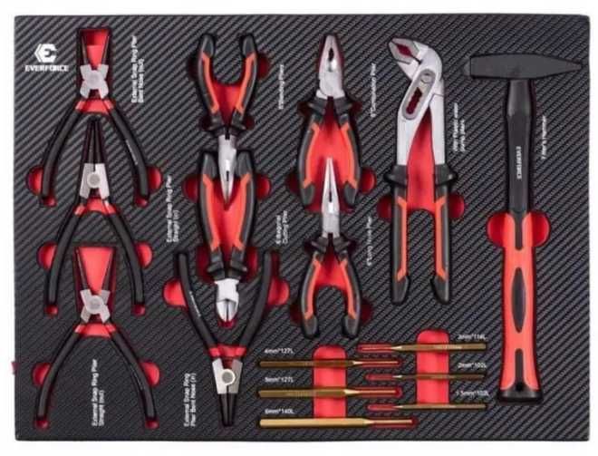 Szafka warsztatowa wózek narzedziowy 262el mocna klucze płaskie z grze