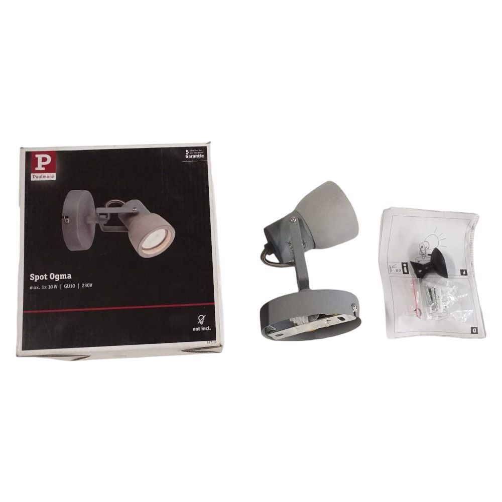 Lampa Punktowa Led 10W Paulmann Spot Ogma 1 X Gu10