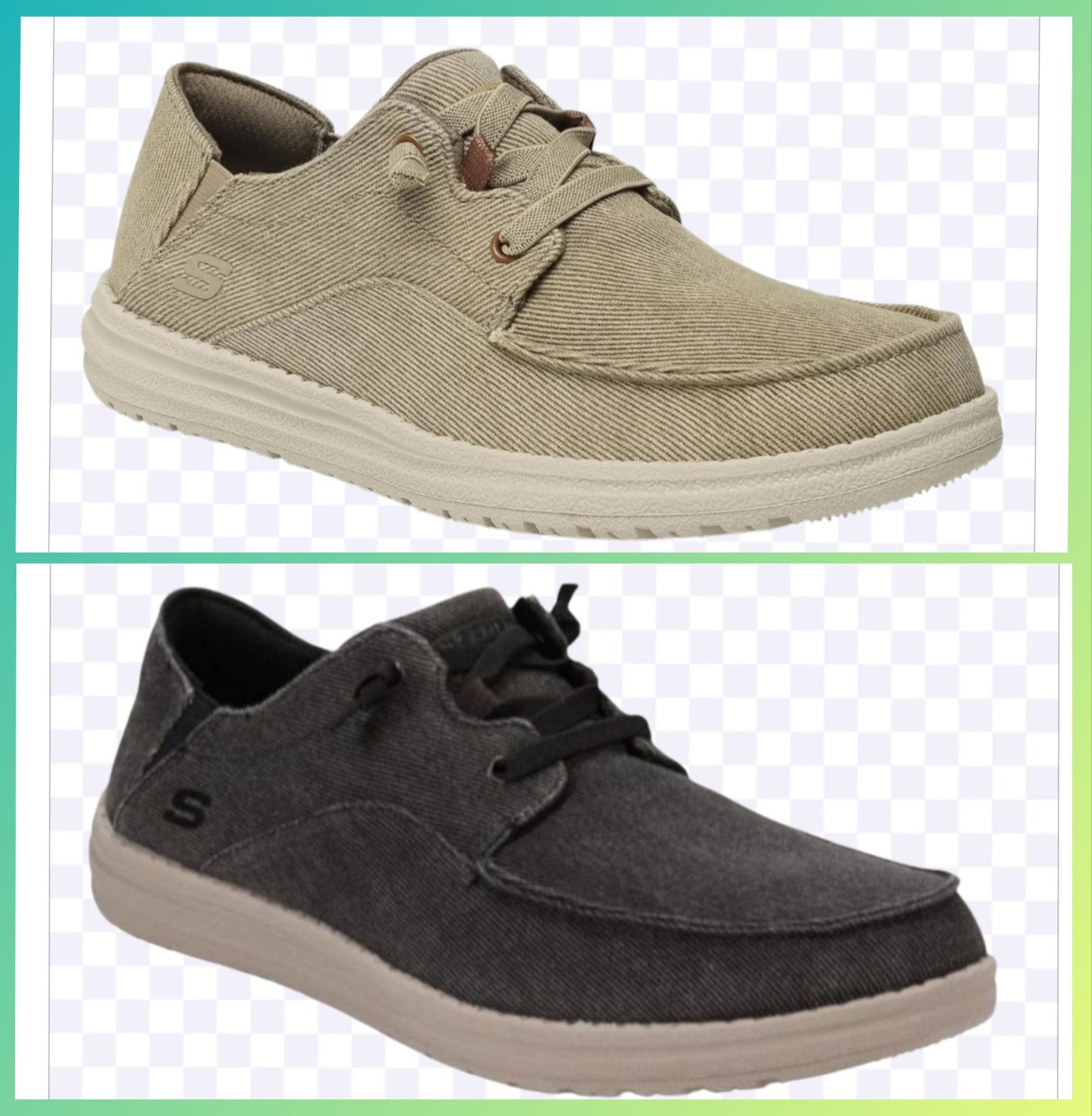 Чоловічі мокасини СКЕЧЕРС (Skechers MELSON VOLGO) арт.66384/BLK чорний