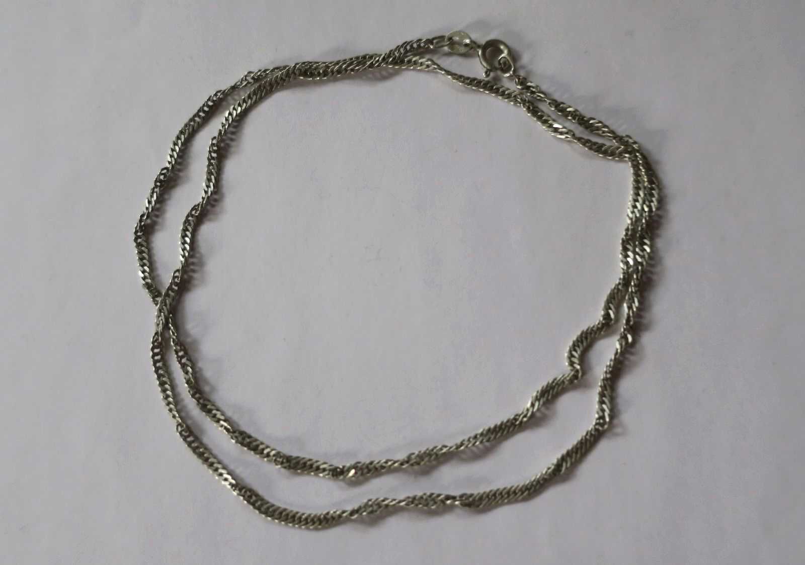 Srebrny łańcuszek 54,5 cm srebro 925