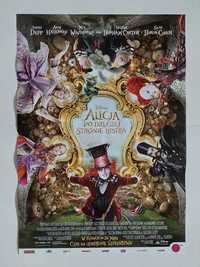 Plakat filmowy oryginalny - Alicja po drugiej stronie lustra