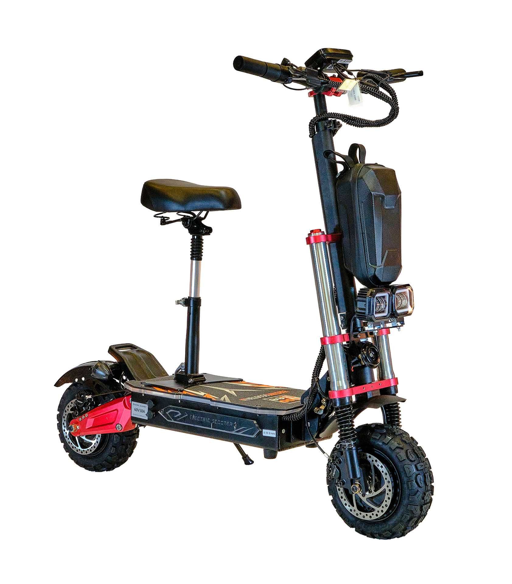 Электросамокат полноприводный Yoo Bee Explorer GT 6000W 38ah 11 дюймов