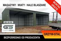 Garaż Blaszany - Garaże Blaszane - Wiata - Hala - Magazyn - GRZYWSTAL