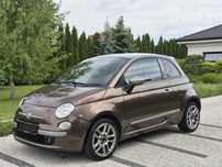 Fiat 500 1.2 16V 69KM // Klima // Panorama // Półskóra // 2010r. //