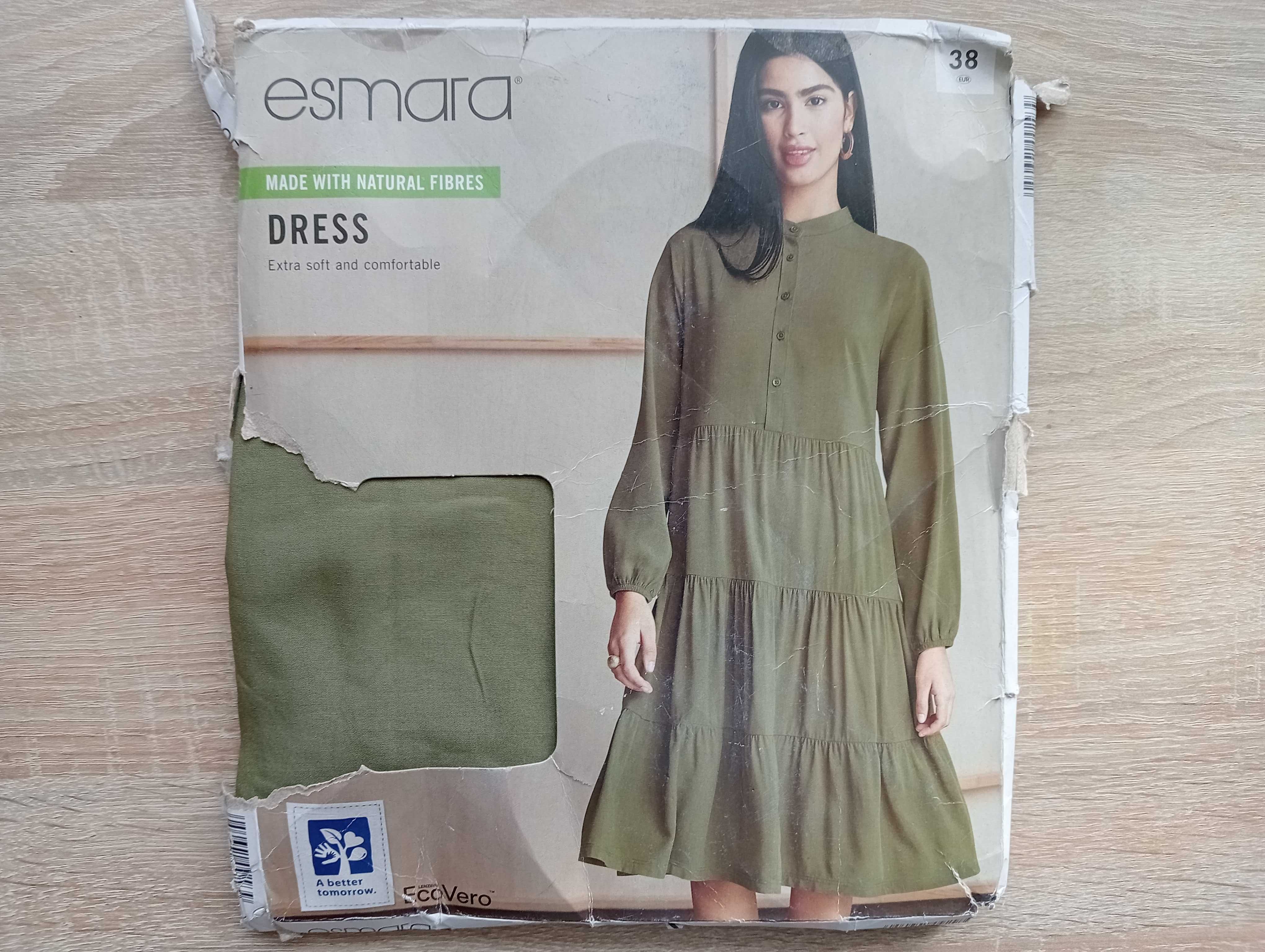 Sukienka khaki midi nowa