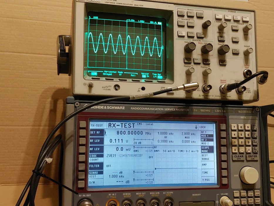 Oscyloskop HP 500 Mhz analizator
