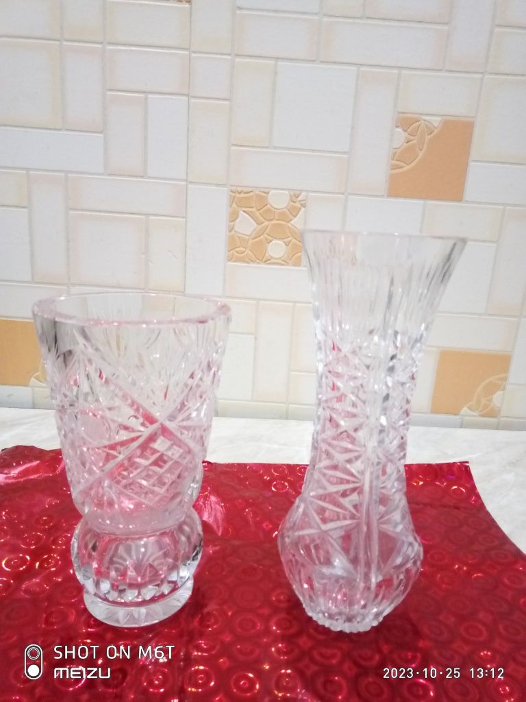 Вазы,салатницы хрустальные
