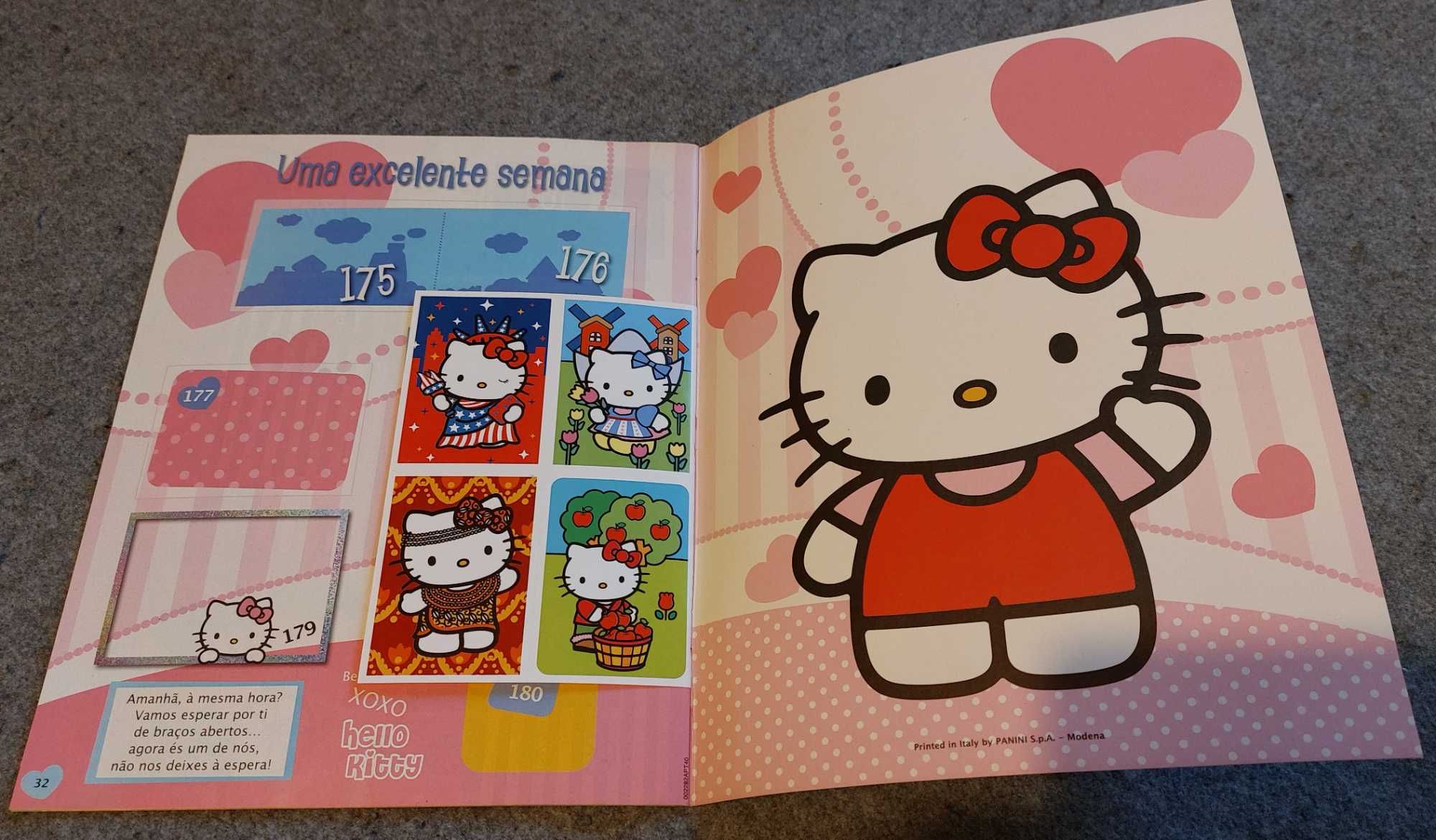 Caderneta cromos HELLO KITTY - 2012