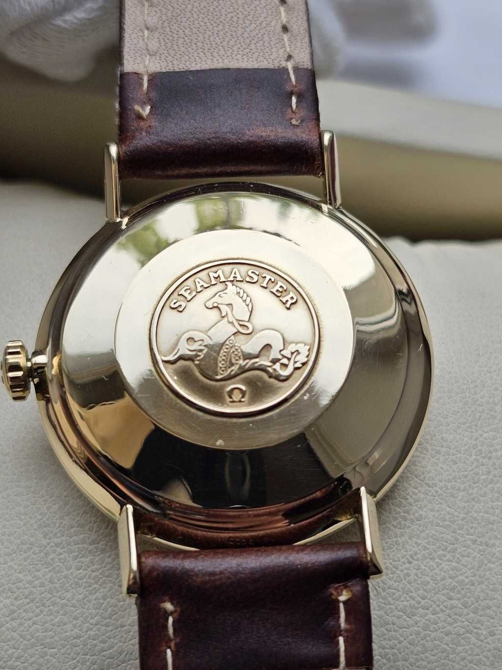 Złota Omega Seamaster Automatic lite złoto 14K oryginalny stan!
