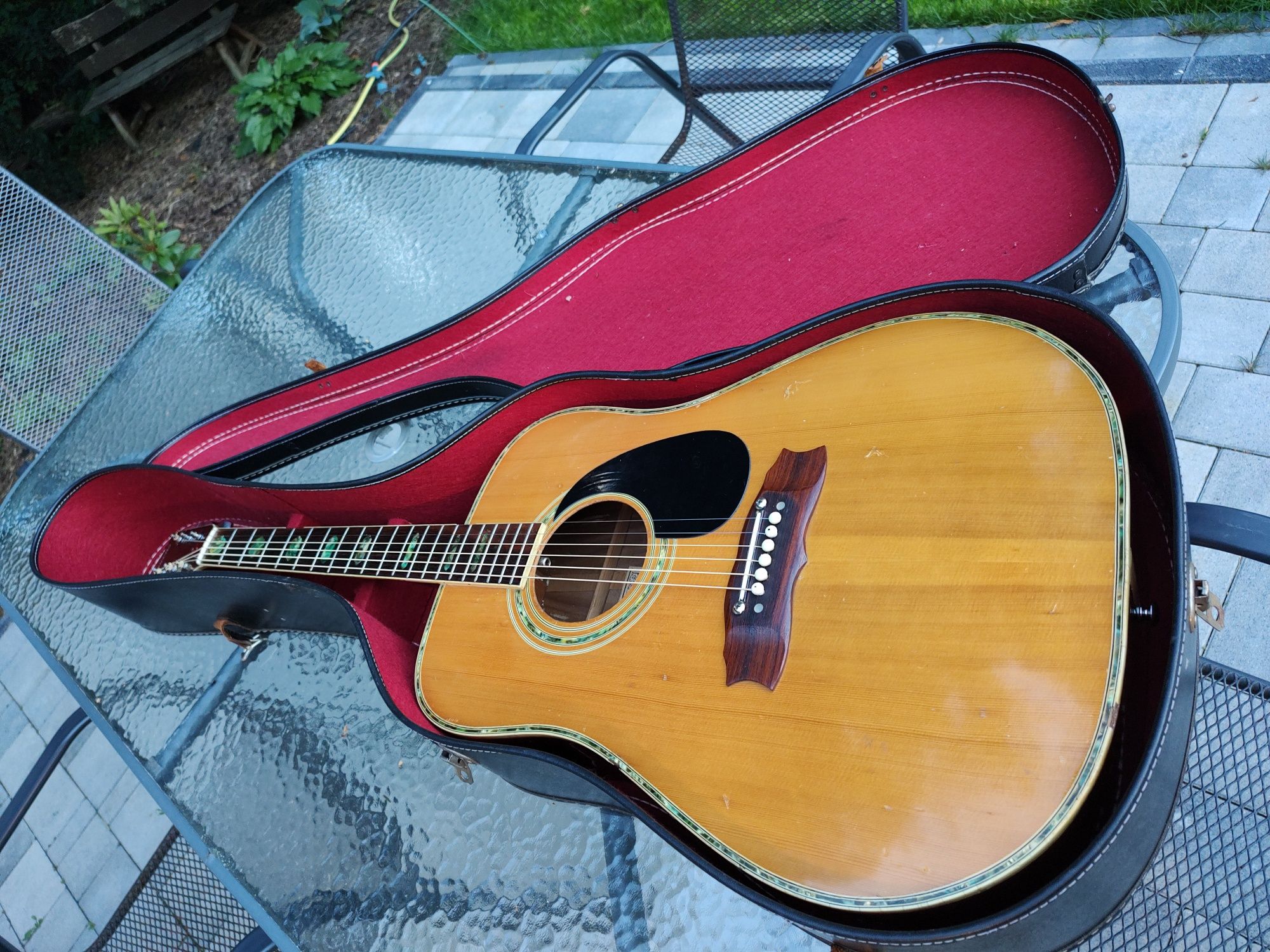 Queens WF 60 Korea UNIQUE gitara akustyczna vintage lata 70-te Śliczna