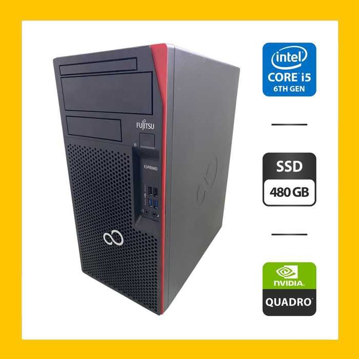 Комп'ютер Fujitsu P557 E85/Core i5/16GB DDR4/480GB SSD/Quadro K1200