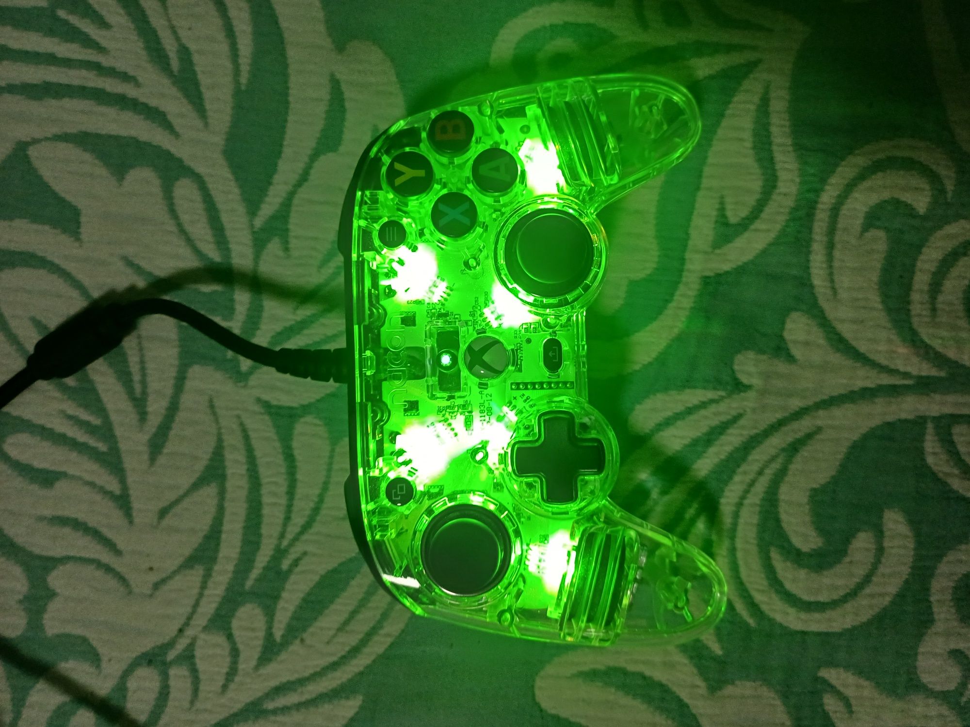 Comando Xbox como novo Pro inpact color ligth com 3 metros fio