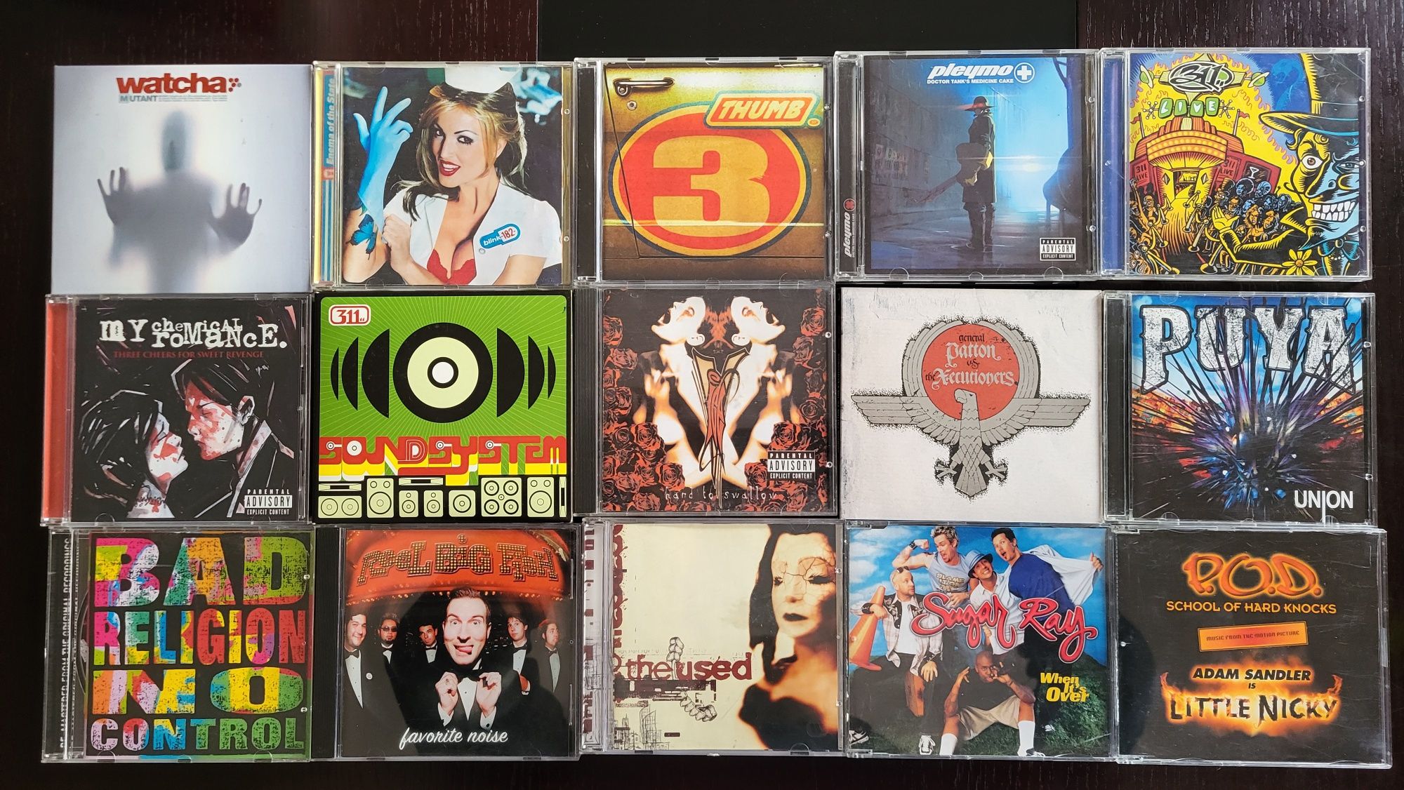 Vários CDs Punk, Rock e Metal anos 90 e 2000