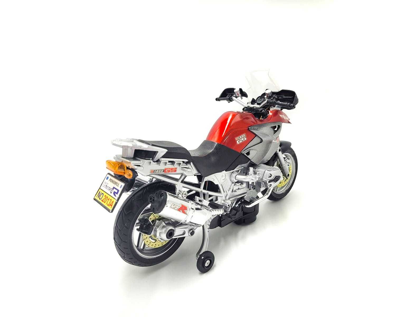 Motocykl motor interaktywny światło dźwięk w skali 1:8