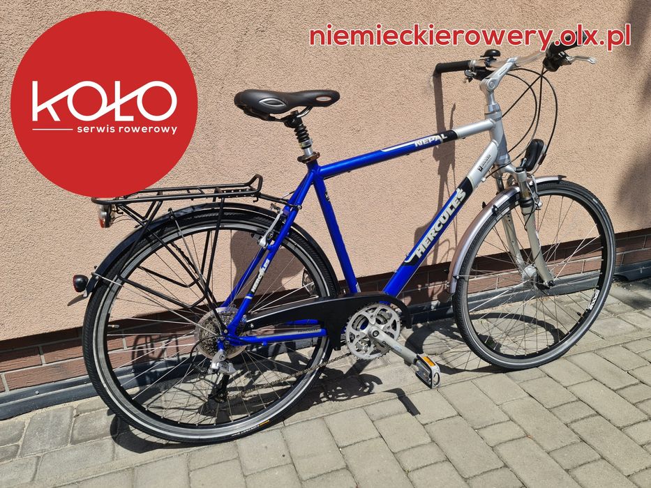 Rower męski trekkingowy HERCULES koła 28 SHIMANO DEORE wysyłka