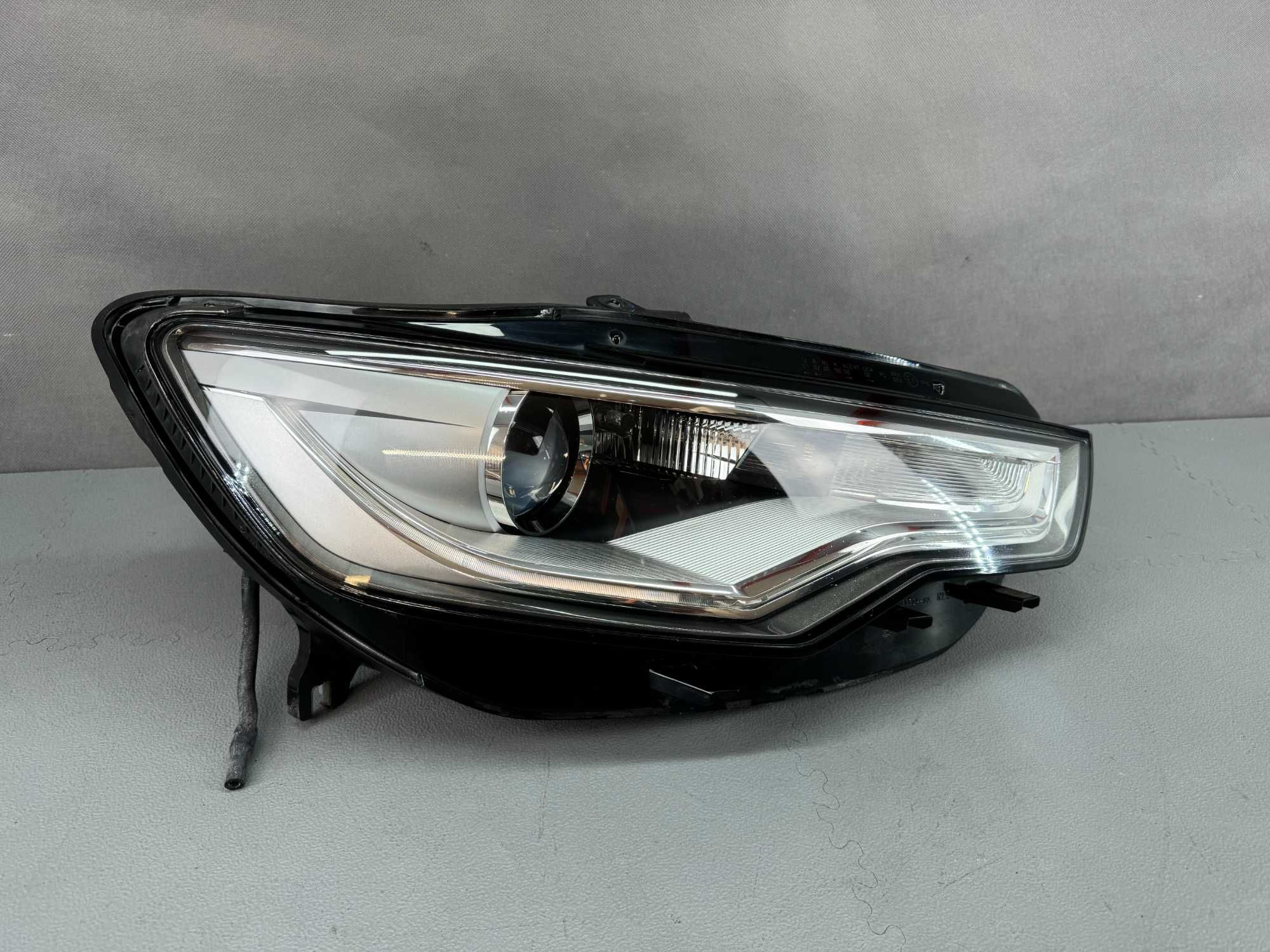 Audi A6 C7 Lampa Przód Przednia Prawa Bi-Xenon Nieskrętny Komplet IGŁA