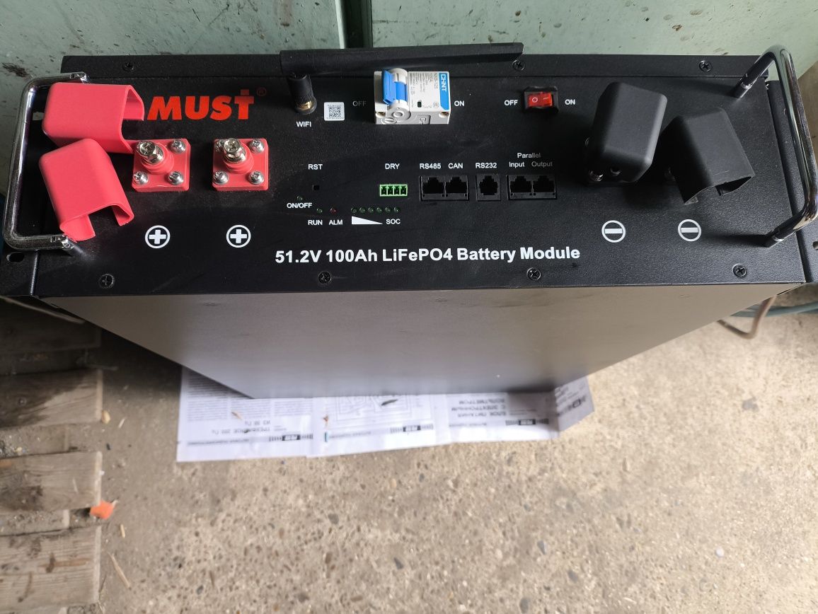 Акумулятор Must 51.2 v 100Ah LiFePo4