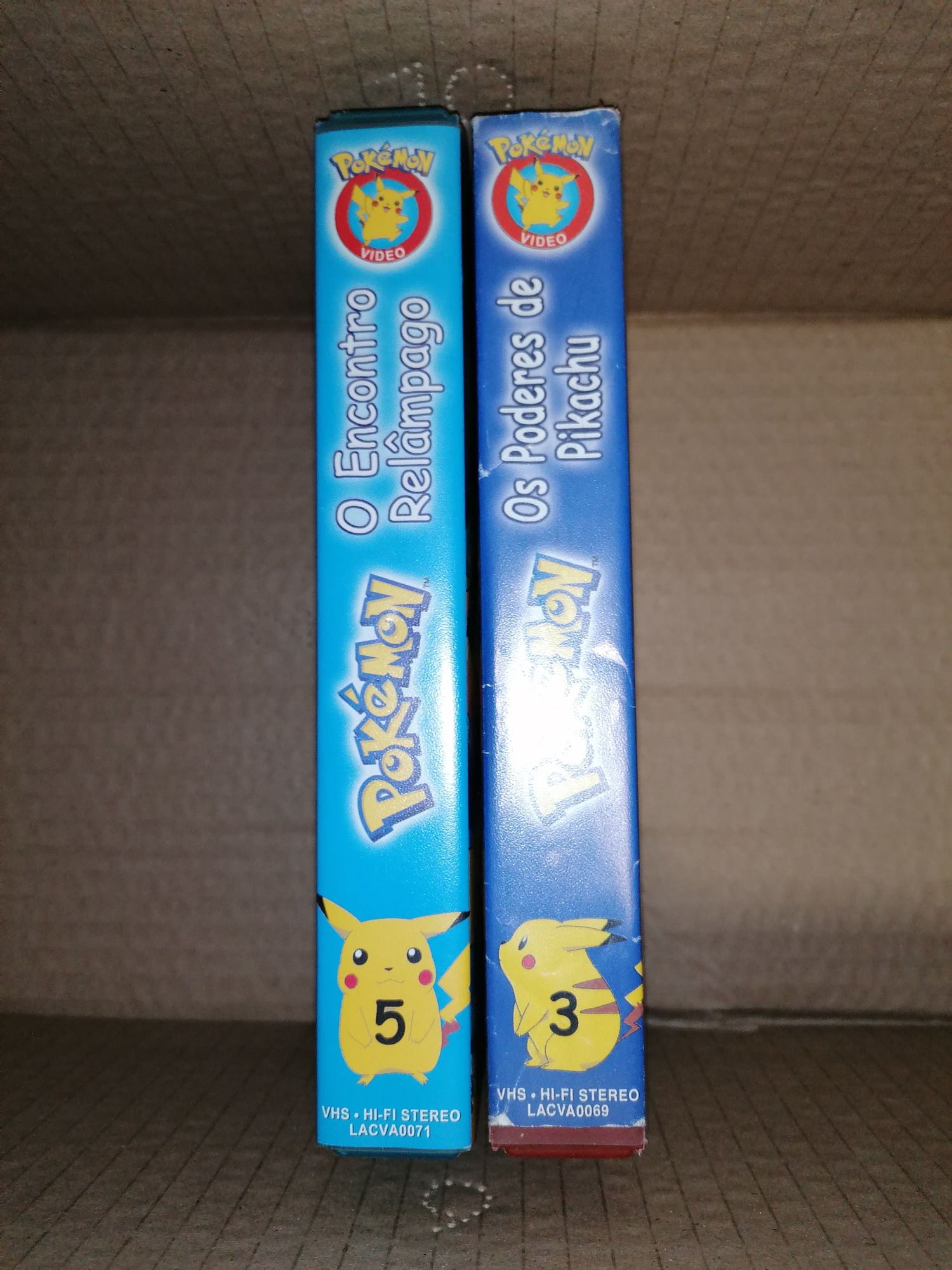 VHS Pokémon (volume 3 e 5)