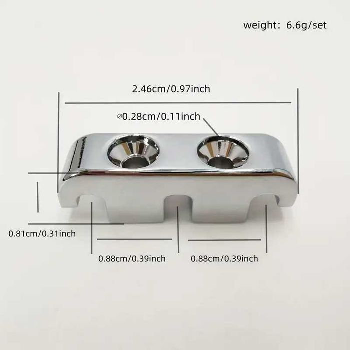 Направляючий прес-фіксатор для струн бас гітари