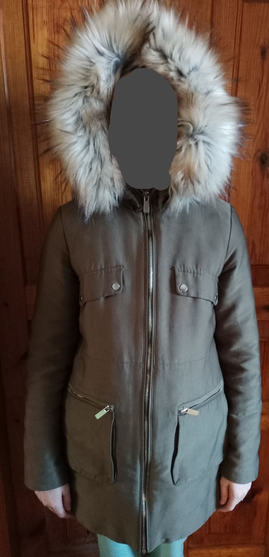 Продам парку куртку Mango xs s 42р.