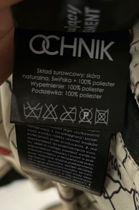 Kurtka męska skórzana Ochnik