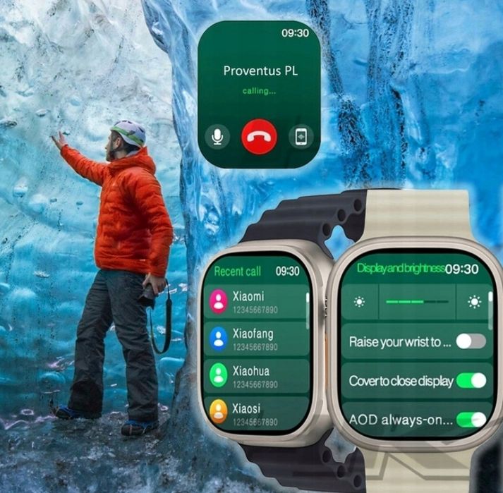 Smartwatch Hk10 Ultra 3 5Gen, Pełny Komplet +Gratisy