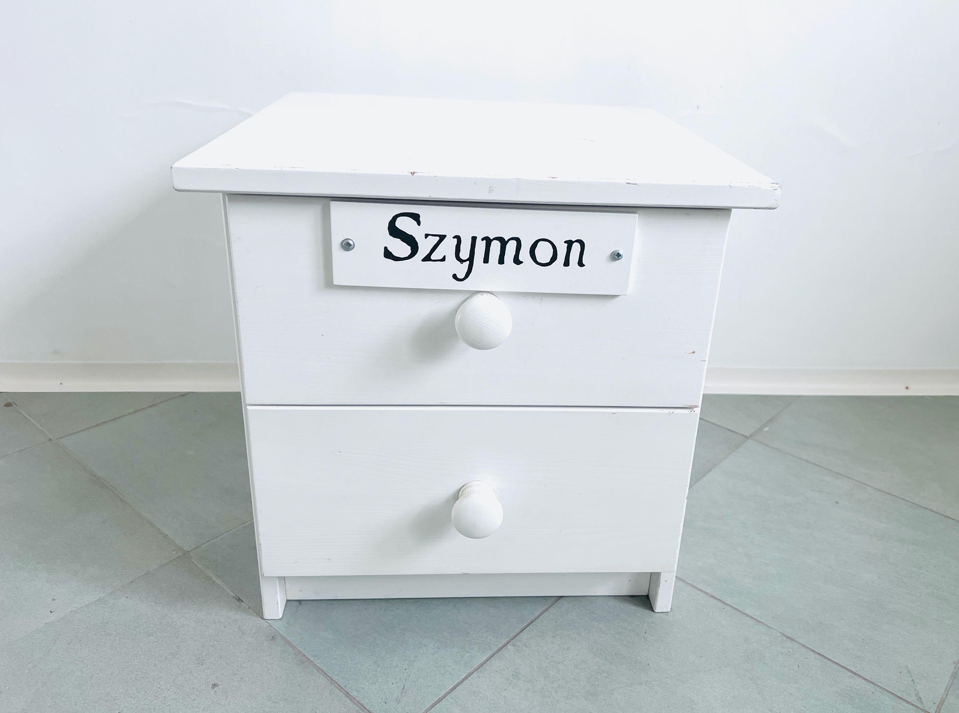 Łóżeczko niemowlęce Pinio Barcelona łóżko 2w1 140x70cm + szafka nocna