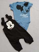 Komplet body i spodnie na szelkach Disney baby