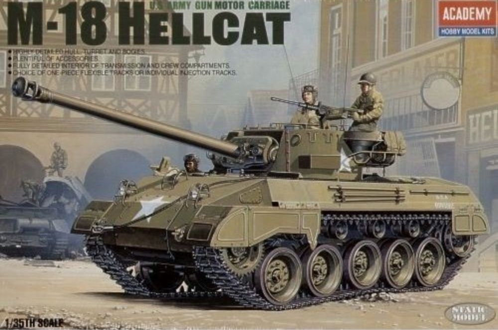 ACADEMY 13255 czołg M-18 HELLCAT model do sklejania 1/35