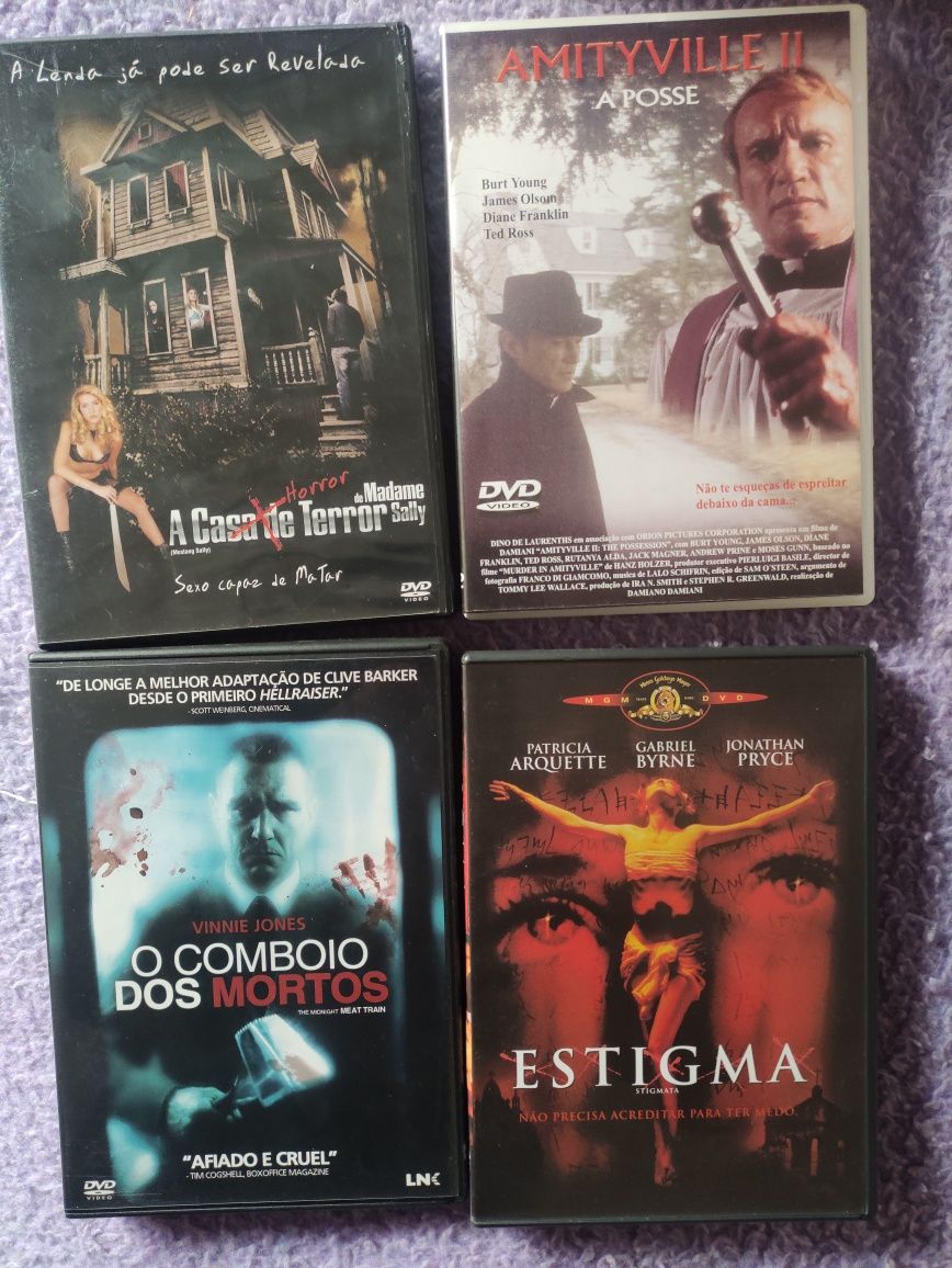 DVD'S vários filmes género Terror