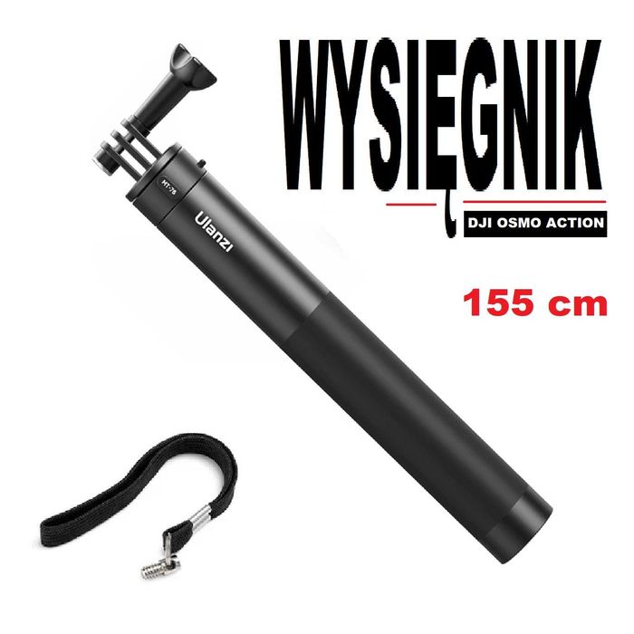Wysięgnik, selfie-stick do kamer sportowych