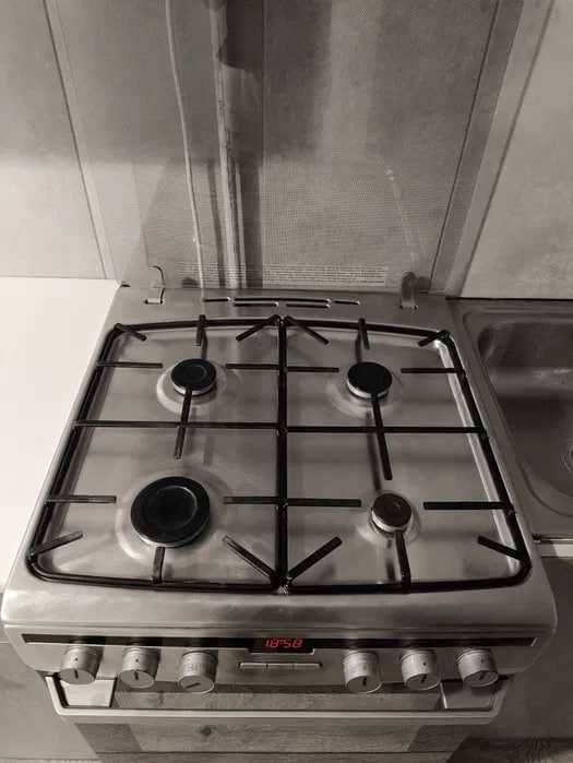 Газова/газовая плита AMICA 618 GE3-f108 нержавійка! Доставлю!