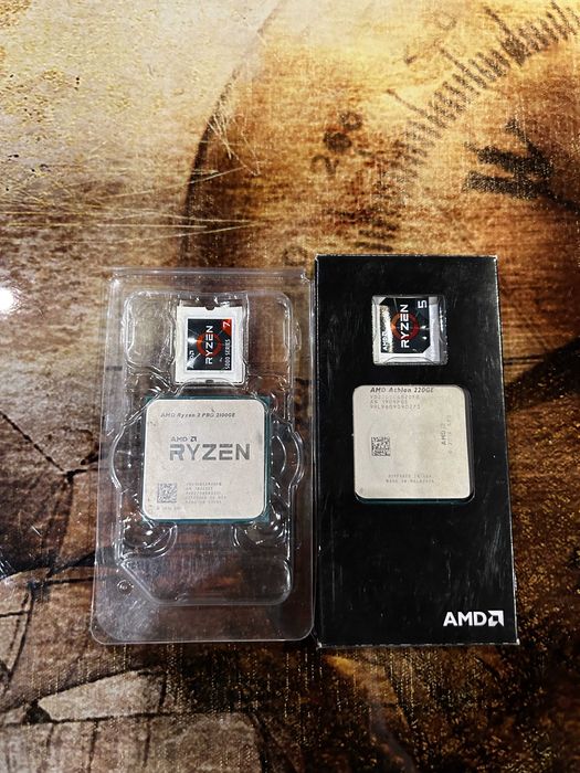 Процессоры AMD AM4 Ryzen 3 PRO 2100GE Athlon 220GE Vega 3 Graphics