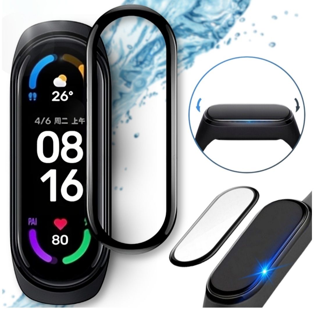 Szkło hybrydowe Xiaomi Mi Band 6 -4 sztuki