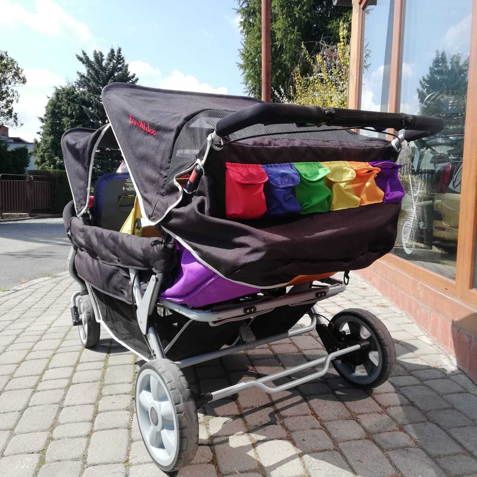 Wózek spacerowy do żłobka Familidoo 6-osobowy