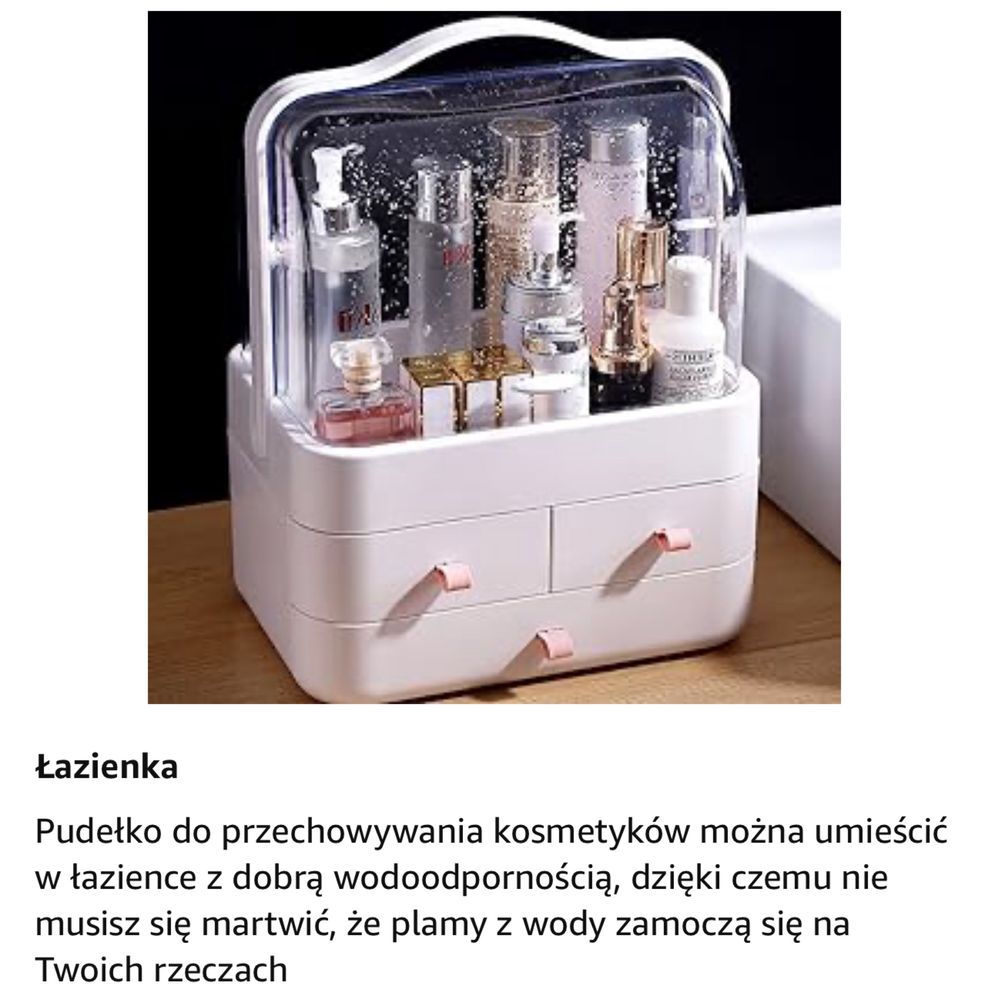 Organizer na kosmetyki duzy